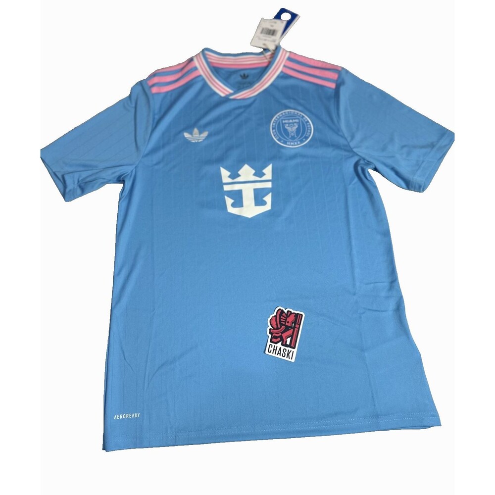Adidas Inter Miami CF 25/26 Third MLS Jersey Blue Burst KA7506 Kids Youth NEW